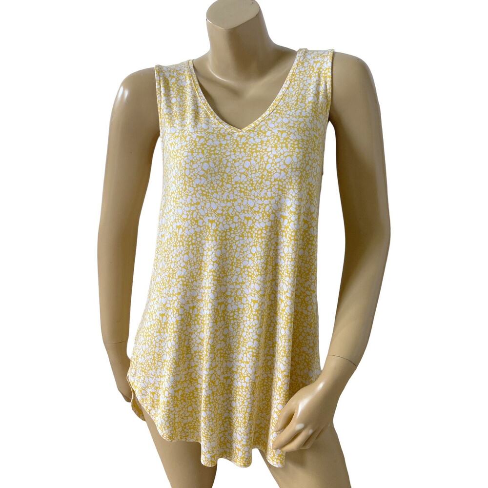 APT 9 Essentials Womens Size Small V Neck Rayon Blend Sleeveless Tank Top Shirt